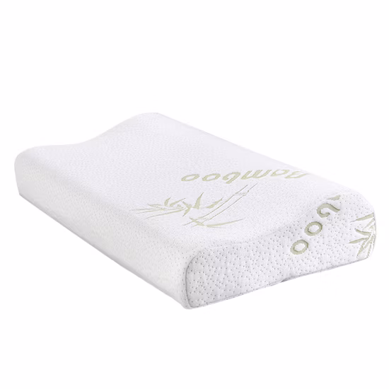 Factory Manufacture Contour Pillow Bamboo Cover Roll Compressed Into a Box