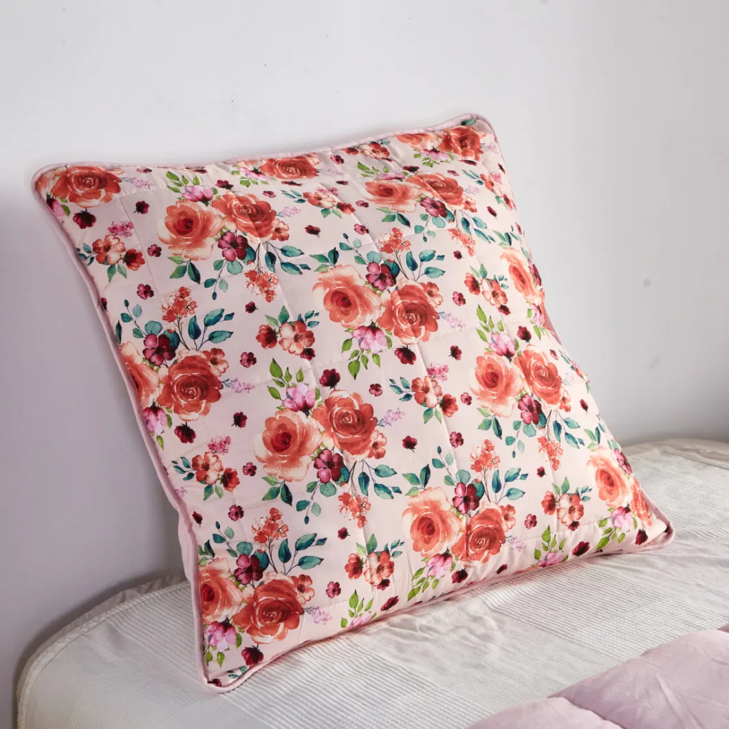 Disperse Printing Disposible High Quality Quilt Matching with Pillow