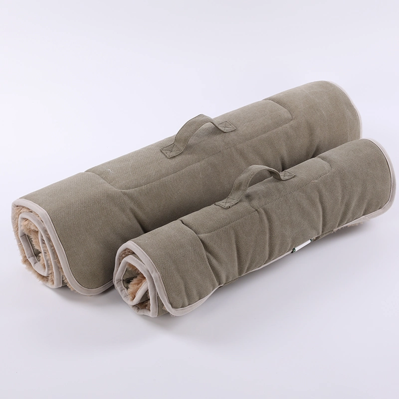 Luxury Pet Travelling Car Blankets Dog Mats with Sherpa Rectangle