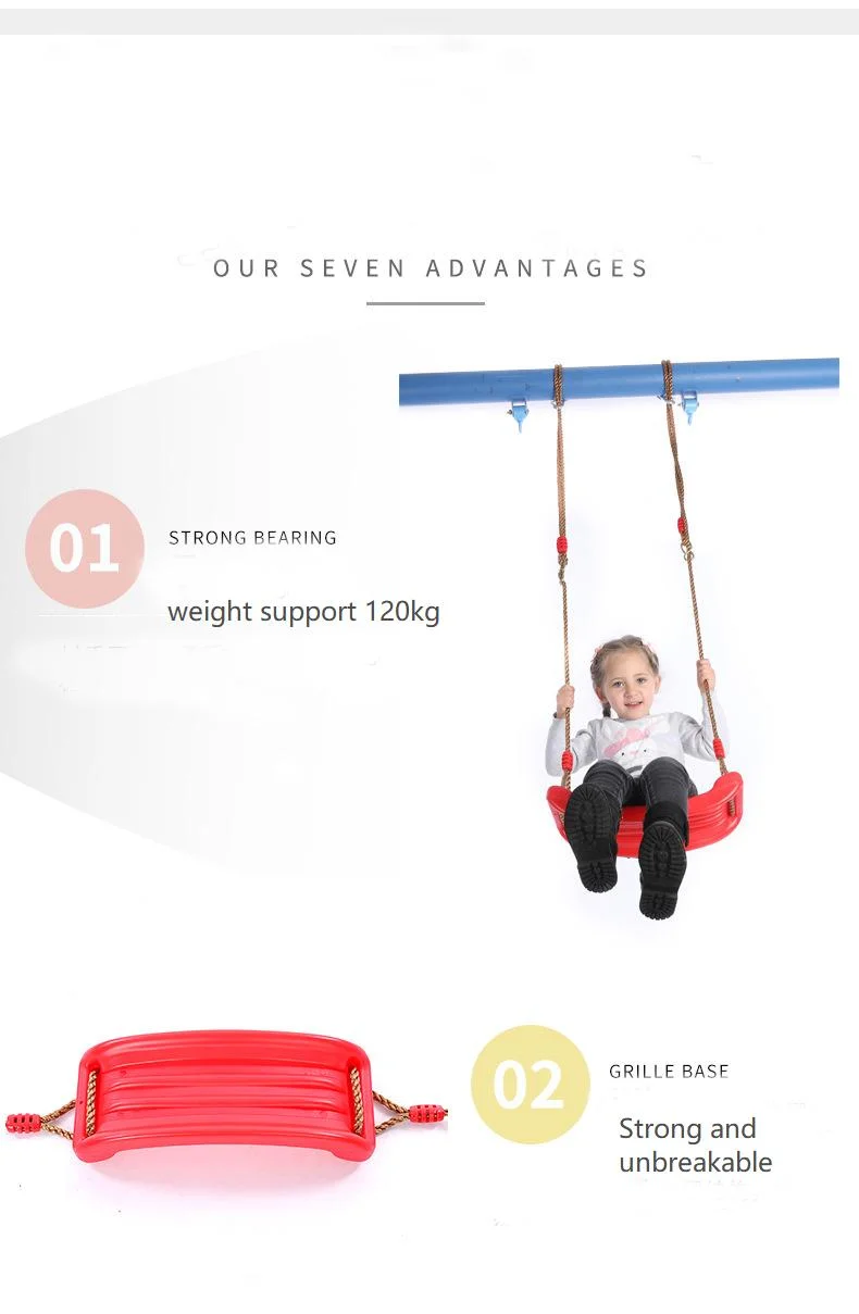 PE Weight Support 120 Kg Children Swing for Indoor and Outdoor