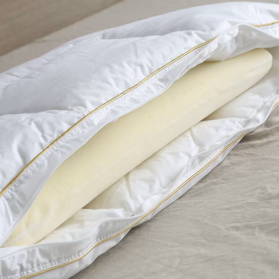 High Level Luxury Comfortable Big Plaid Memory Fiber Pillow