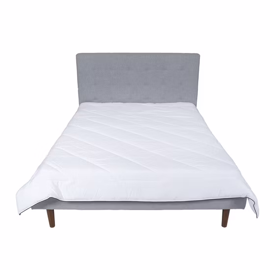 Winter White Microfiber Queen Size Polyester Filling Quilted Duvet Quilt