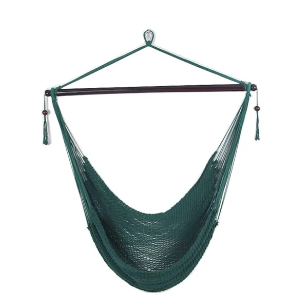 Portable Camping Polyester Rope Hanging Swing Chair Beach Hammock Chair