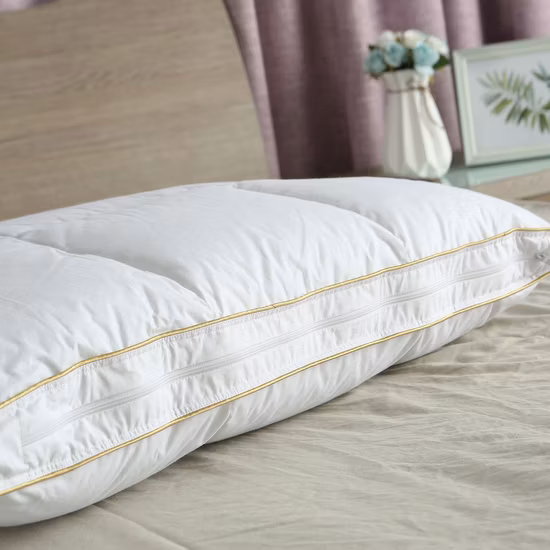 High Level Luxury Comfortable Big Plaid Memory Fiber Pillow