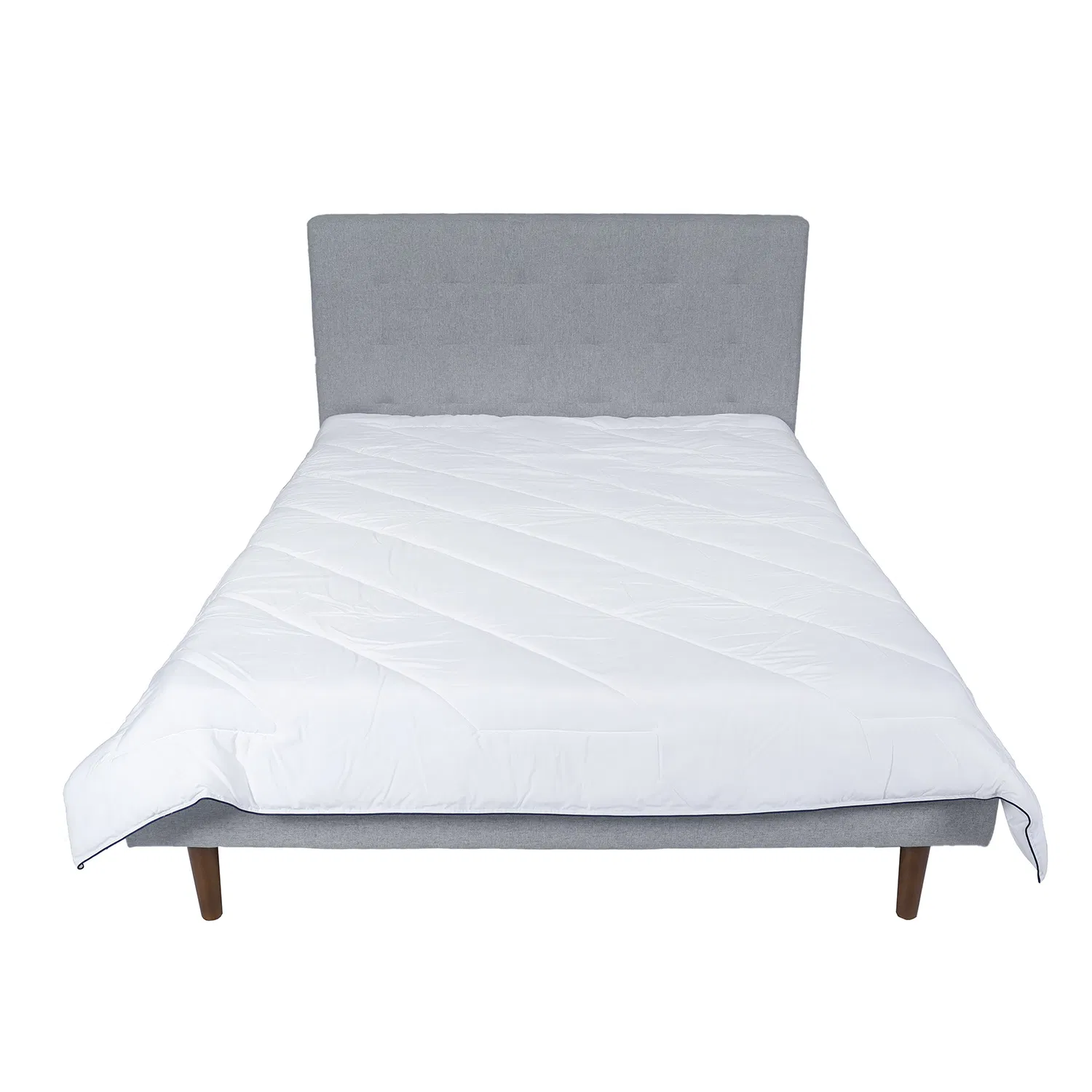 Winter White Microfiber Queen Size Polyester Filling Quilted Duvet Quilt