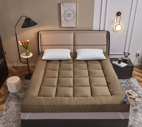 Waterproof Mattress Pad Pillow Top Cotton Top Down Alternative Mattress Topper