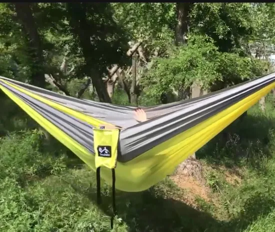 Tassels and Fishtail Mounting Straps Knitting Camping Double Outdoor Hammock